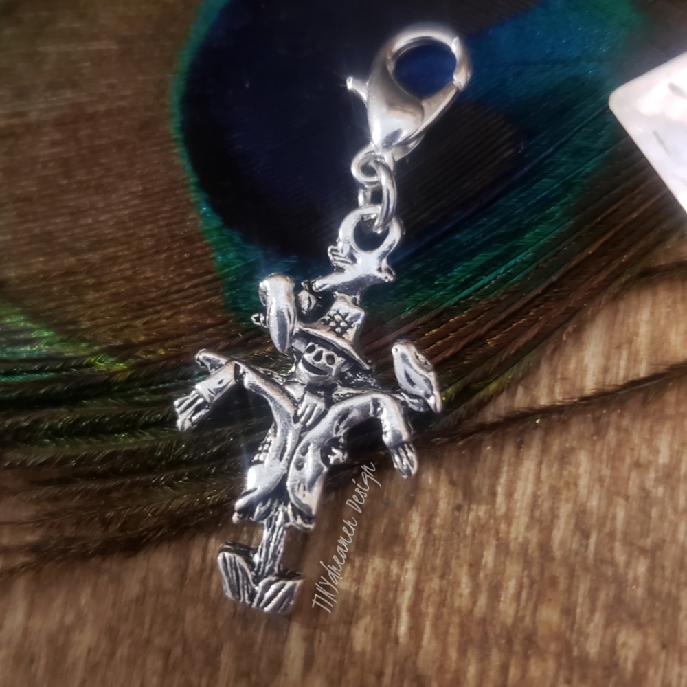 Fall Autumn Halloween Thanksgiving Scarecrow Charm for Bracelet~Zipper~Bag
